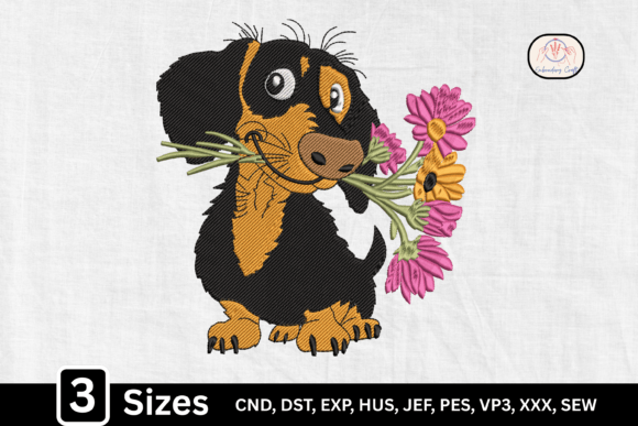Cute Puppy with Flowers: A Designer’s Review