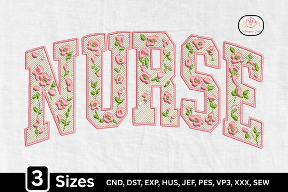 Pink Flower Medical Nurse Design Review