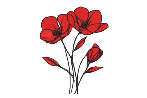 Red Sketch Flowers: A Designer’s Review