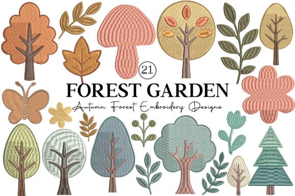 Review: Autumn Forest Embroidery Designs for Holiday Sales