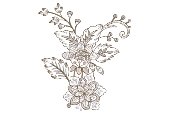 Review: Flowers and Leaves Embroidery Design for Branding