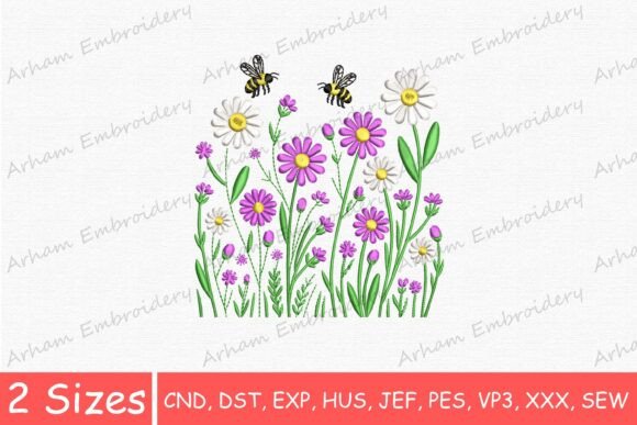 Review: Spring Wildflower Honey Bee Embroidery