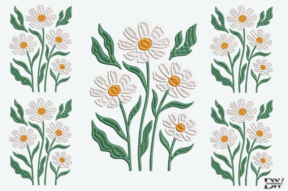 Review: White Flowers Embroidery Design for Gifts