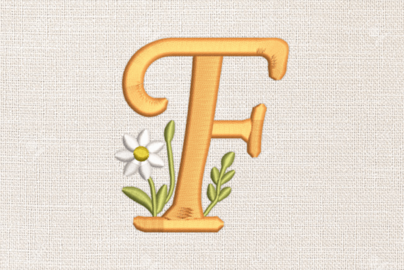 Reviewing The Letter F: Feathered & Leafy Design